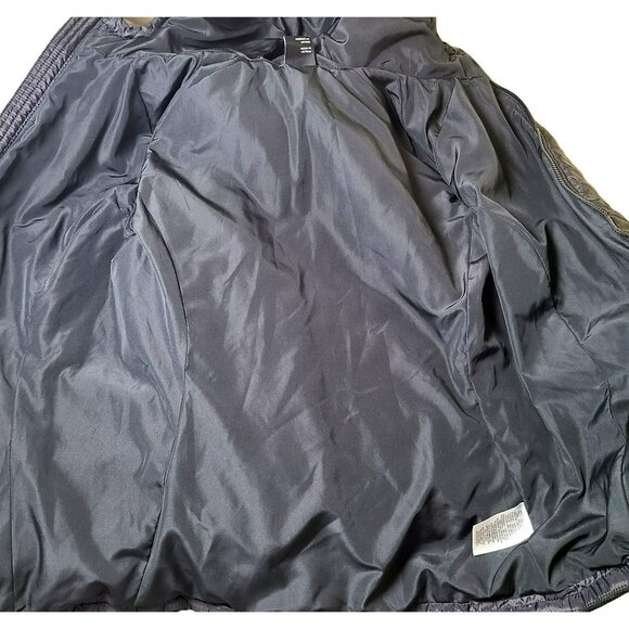 SPYDER Womens MED Full Zip Insulated Hooded Hybrid Quilted Puffer Jacket Black - Picture 5 of 11